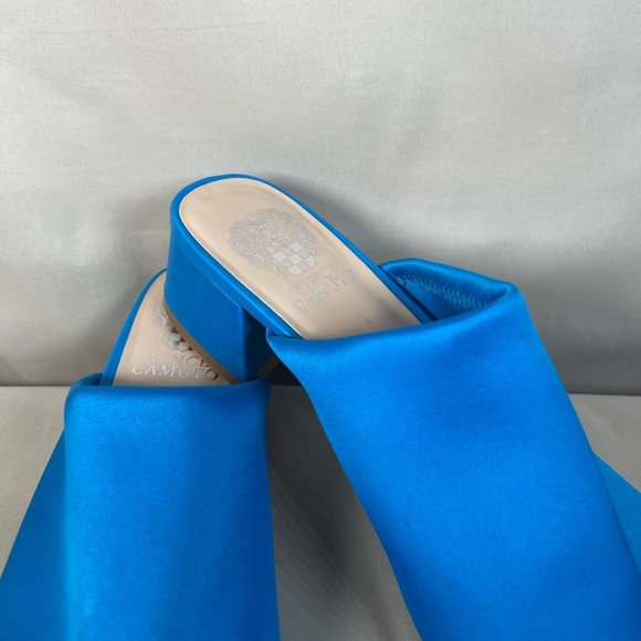 Vince Camuto Vibrant Blue Mules - Picture 4 of 12